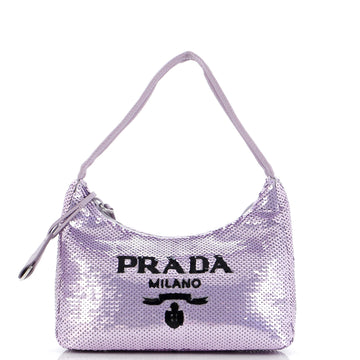 Prada Re-Edition 2000 Hobo Sequins Mini