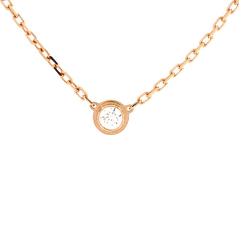 Cartier Cartier D'Amour Pendant Necklace 18K Rose Gold with Diamond Small