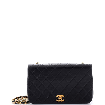 Chanel Vintage Full Flap Bag Quilted Lambskin Medium