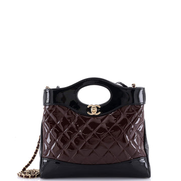 Chanel 31 Shopping Bag Quilted Patent Mini