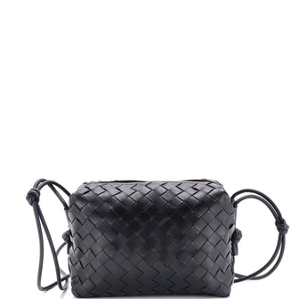 Bottega Veneta Loop Crossbody Bag Intrecciato Nappa Small