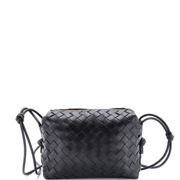 Bottega Veneta Loop Crossbody Bag Intrecciato Nappa Small