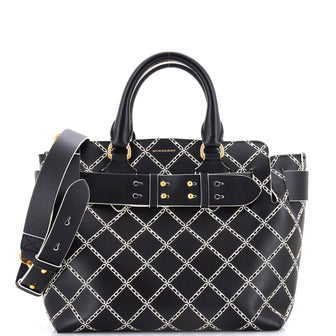 Burberry Belt Tote Perforated Leather Small