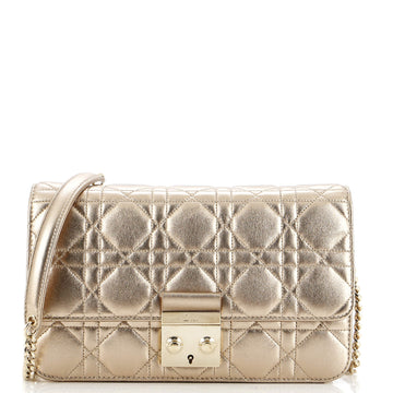 Christian Dior Miss Dior Promenade Pouch Cannage Quilt Lambskin Large