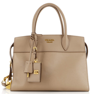 Prada Esplanade Tote Saffiano with City Calf Medium