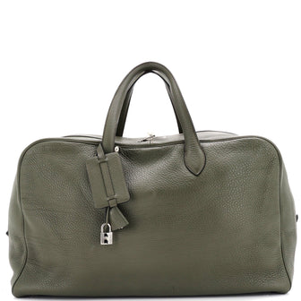 Hermes Victoria II Travel Bag Clemence 50