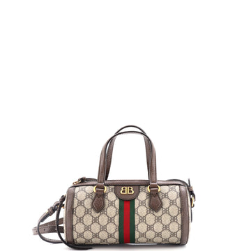 Balenciaga x Gucci The Hacker Project Boston Bag BB Coated Canvas Small