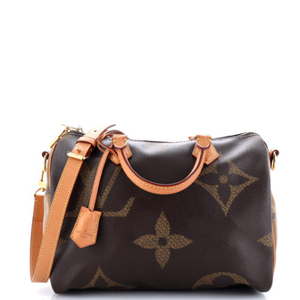 Louis Vuitton Speedy Bandouliere Bag Reverse Monogram Giant 30