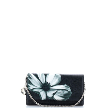 Christian Dior Lady Dior Wallet on Chain Printed Leather