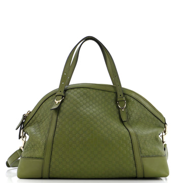 Gucci Nice Top Handle Bag Microguccissima Leather Medium
