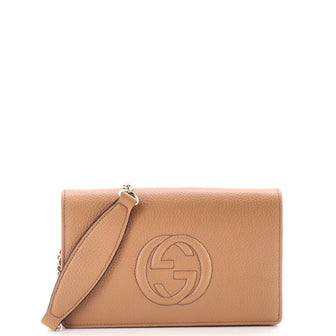 Gucci Soho Wallet on Chain Leather
