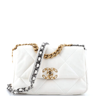 Chanel 19 Flap Bag Quilted Leather Medium