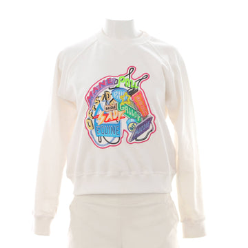Hermes Women's Chevaloscope Crewneck Sweater Embroidered Cotton