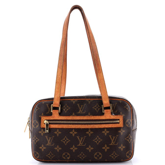 Louis Vuitton Cite Handbag Monogram Canvas MM