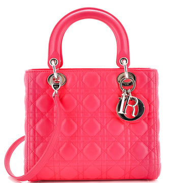 Christian Dior Lady Dior Bag Cannage Quilt Lambskin Medium