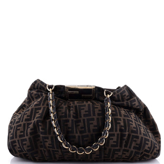 Fendi Mia Tote Zucca Canvas Large