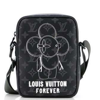 Louis Vuitton Danube Handbag Limited Edition Vivienne Monogram Eclipse PM