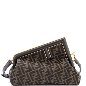 Fendi First Bag Zucca Canvas Medium