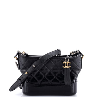 Chanel Gabrielle Hobo Quilted Goatskin and Patent Small