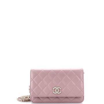 Chanel Coco Candy Wallet on Chain Quilted Caviar