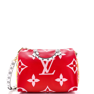 Louis Vuitton Speedy Bandouliere Bag Limited Edition Colored Monogram Giant 30