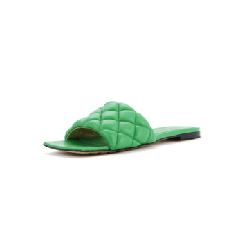 Bottega Veneta Women's The Padded Flat Sandals Matelasse Leather