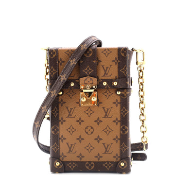 Louis Vuitton Vertical Trunk Pochette Reverse Monogram Canvas