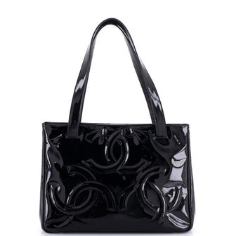Chanel Triple CC Tote Patent Small