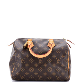 Louis Vuitton Speedy Handbag Monogram Canvas 25