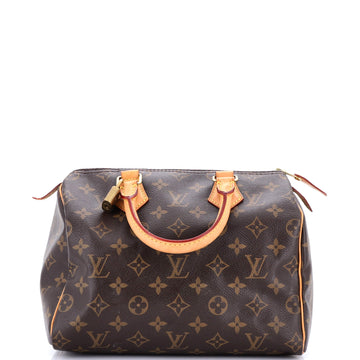 Louis Vuitton Speedy Handbag Monogram Canvas 25