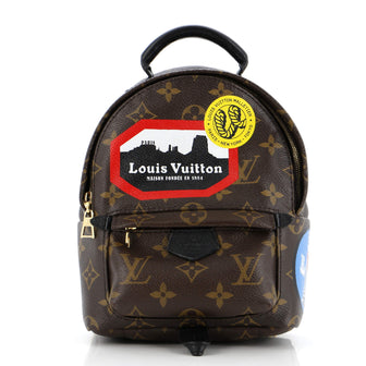 Louis Vuitton Palm Springs Backpack Limited Edition World Tour Monogram Canvas Mini