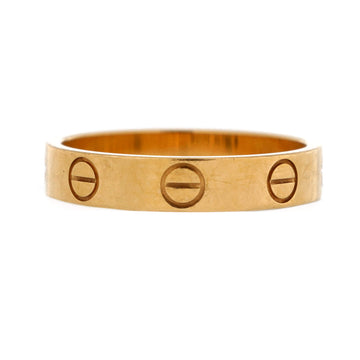 Cartier Love Band Ring 18K Yellow Gold