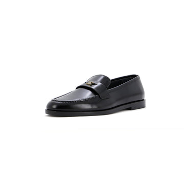 Chanel Women's Covered CC Loafers Leather
