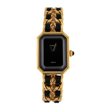 Chanel Premiere Rock Quartz Watch Plated Metal and Leather 20