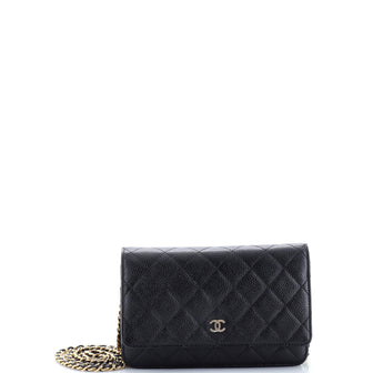Chanel Wallet on Chain Quilted Caviar
