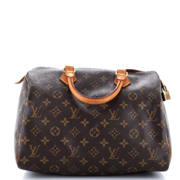Louis Vuitton Speedy Handbag Monogram Canvas 30