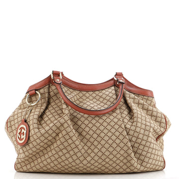 Gucci Sukey Tote Diamante Canvas Large