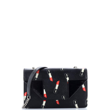Saint Laurent Classic Monogram Wallet on Chain Printed Leather