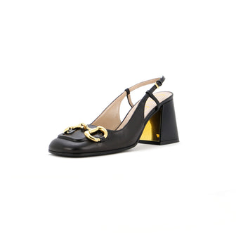 Gucci Women's Horsebit Slingback Pumps Leather