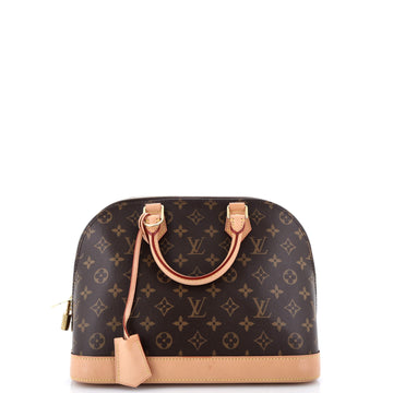 Louis Vuitton Alma Handbag Monogram Canvas PM