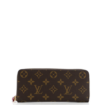 Louis Vuitton Clemence Wallet Monogram Canvas