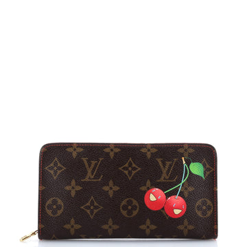 Louis Vuitton Porte-Monnaie Zippy Wallet Limited Edition Monogram Cerises