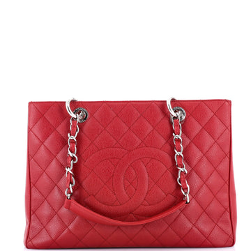 Chanel Grand Shopping Tote Quilted Caviar