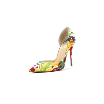 Christian Louboutin Women's Iriza Pumps Printed Satin 100
