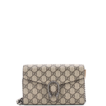 Gucci Dionysus Chain Wallet GG Coated Canvas Small