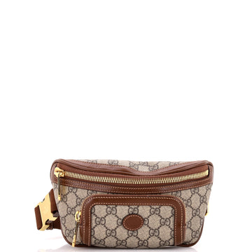 Gucci Interlocking G Patch Belt Bag GG Coated Canvas