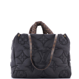 Louis Vuitton Pillow OnTheGo Tote Monogram Quilted Econyl Nylon GM