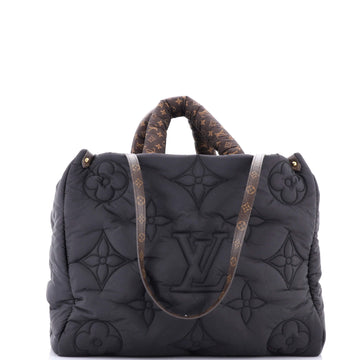 Louis Vuitton Pillow OnTheGo Tote Monogram Quilted Econyl Nylon GM
