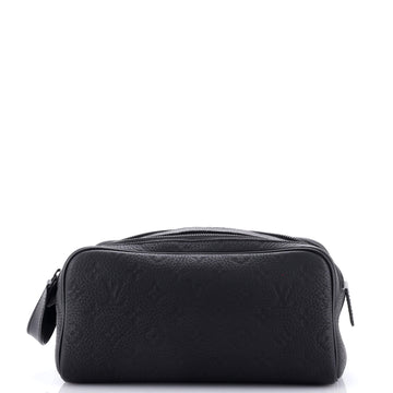 Louis Vuitton Dopp Kit Toiletry Pouch Taurillon Monogram Leather