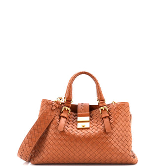 Bottega Veneta Roma Bag Intrecciato Nappa Small